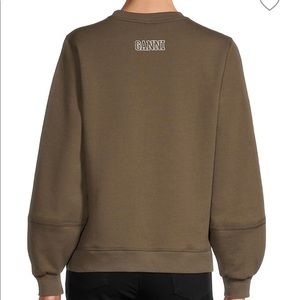 Ganni - balloon sleeved sweatshirt